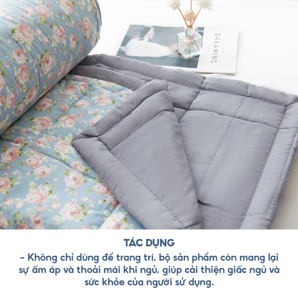 Chăn Hè Cotton Đũi Đậu Nành Hàn Quốc Kích Thước 2mx2m3 Mền Hè Đũi Siêu Mát Lạnh Mùa è