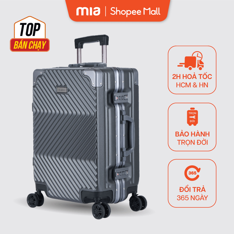 Ảnh Vali Kéo MIAvn Pisani X9 - Size 20/24/28, Nhựa PC Cao Cấp Siêu Bền, Khoá Khung Bảo Mật, Bảo Hành Trọn Đời 2