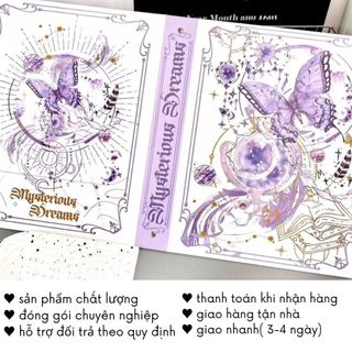 Sổ Còng A4 Bìa Binder Album To Đựng Card Ảnh Idol Butterfly VPBL27