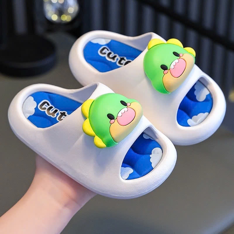 Dép bánh mì thời trang siêu mềm cho bé trai hình khủng long 3D siêu đẹp