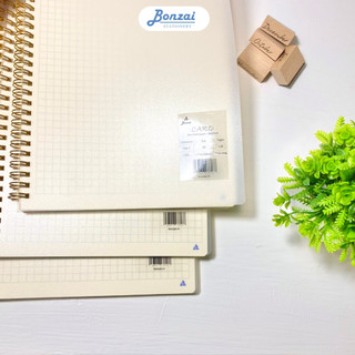Sổ Lò Xo kép Bonzai bìa nhựa trong suốt B5 120 trang 100GSM nhanh khô .