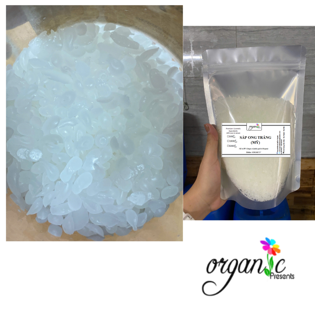 SÁP ONG TRẮNG (MỸ) -  hãng Koster Keunen (Mỹ) - KL 500g - 1kg