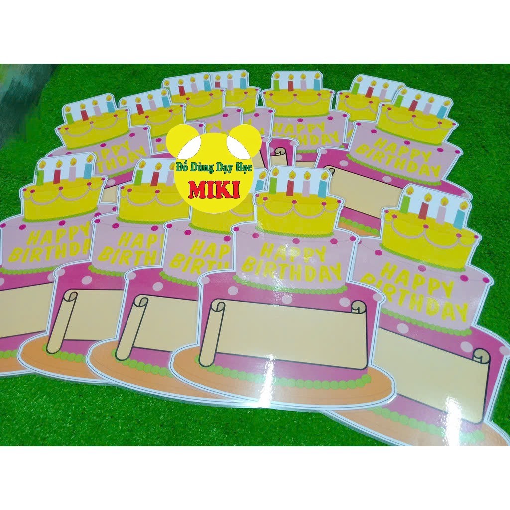 Bánh kem - Bánh sinh nhật handmade trang trí lớp (Đồ Dùng Dạy Học Miki)