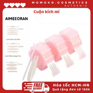 Cuộn 360 miếng dán kích mí AIMEEORAN dạng lưới ren có sẵn keo dính không lộ/ siêu vô hình