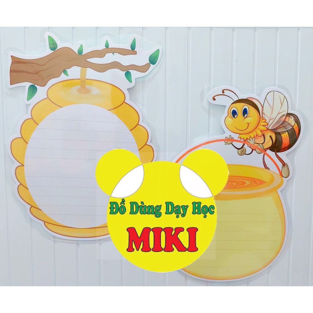 CHÚ ONG CHĂM CHỈ TÌM MẬT (Đồ dùng dạy học Miki)