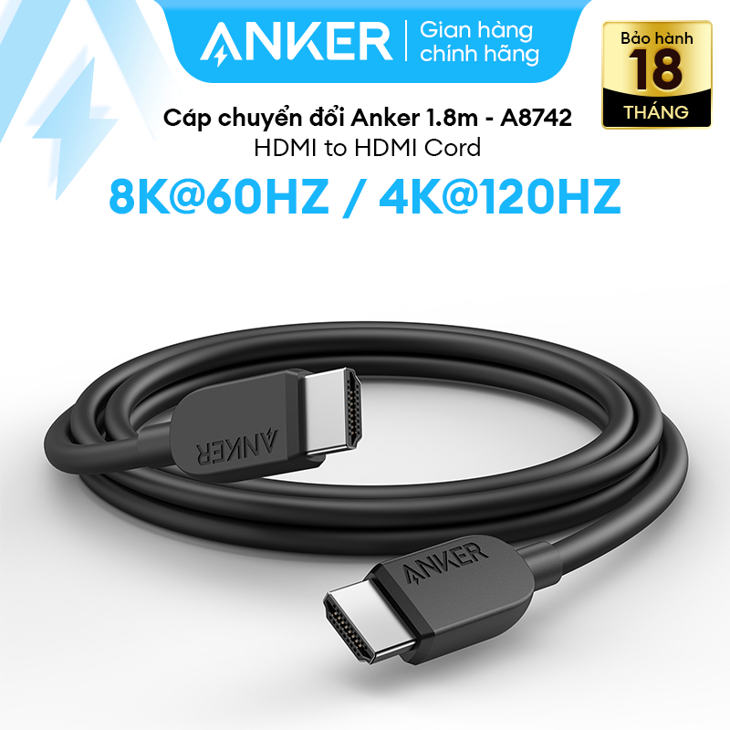 Cáp Anker HDMI 2.1 A8742
