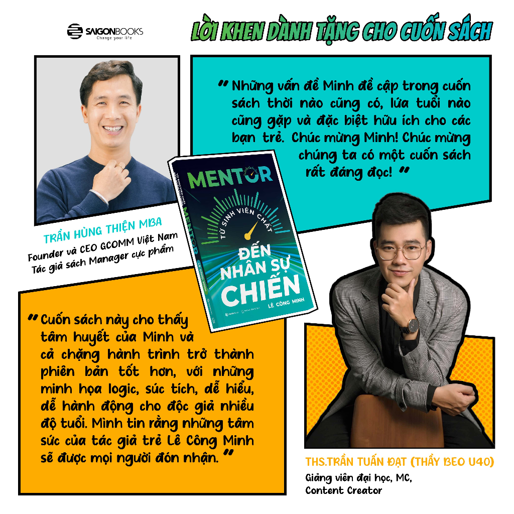 Ảnh Sách - Mentor - Từ Sinh Viên Chất Đến Nhân Sự Chiến - Lê Công Minh 4