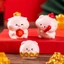 Set heo tài lộc - set 4 chú heo trang trí bàn làm việc, decor taplo xe hơi, ô tô, dán đỉnh màn hình, quà tặng