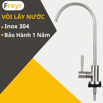 Vòi Máy Lọc Nước Inox Cao Cấp - Vòi Gạt Tiện Lợi, Dùng Cho Máy RO, Nano - Vòi Lấy Nước Chất Lượng