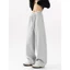 Quần Nỉ Nữ 2 Da Xám Tiêu Cạp Chun Suông Ống Rộng Lưng Cao Quần Nỉ Unisex Ôm Eo Tôn Dáng BIGSIZE BEU