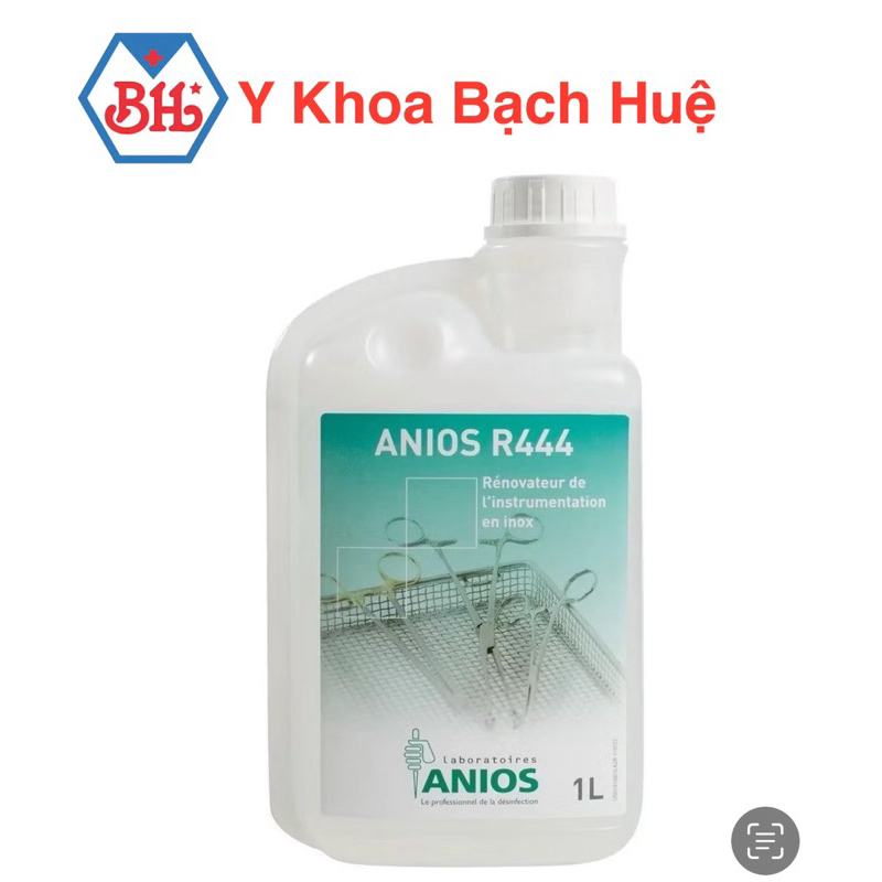 Dung dịch Anios R444 làm sáng bóng dụng cụ kim loại và loại bỏ những vết mờ ố, rỉ sét