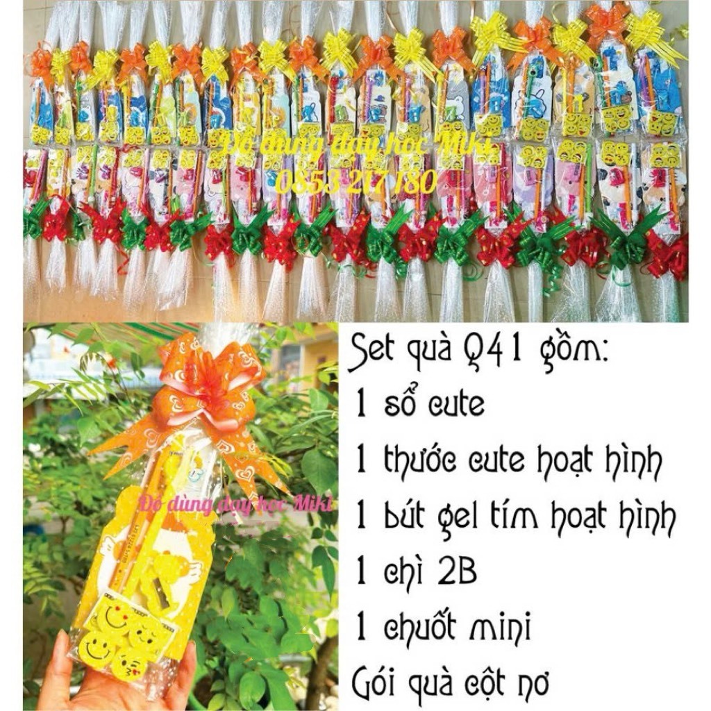 SET QUÀ GIÁ RẺ TỪ 10K ĐẾN 20K, PHẦN THƯỞNG HỌC SINH (Đồ dùng dạy học Miki)
