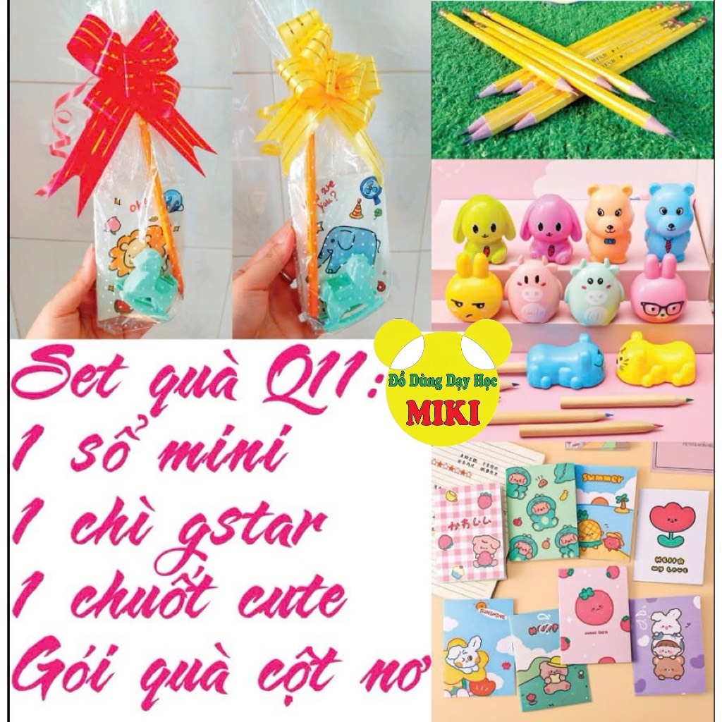 SET QUÀ GIÁ RẺ TỪ 10K ĐẾN 20K, PHẦN THƯỞNG HỌC SINH (Đồ dùng dạy học Miki)