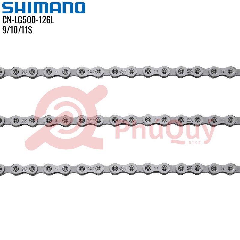 Sên LG500 Shimano xài 9 , 10 , 11 tốc độ  126L CÓ KHÓA SÊN