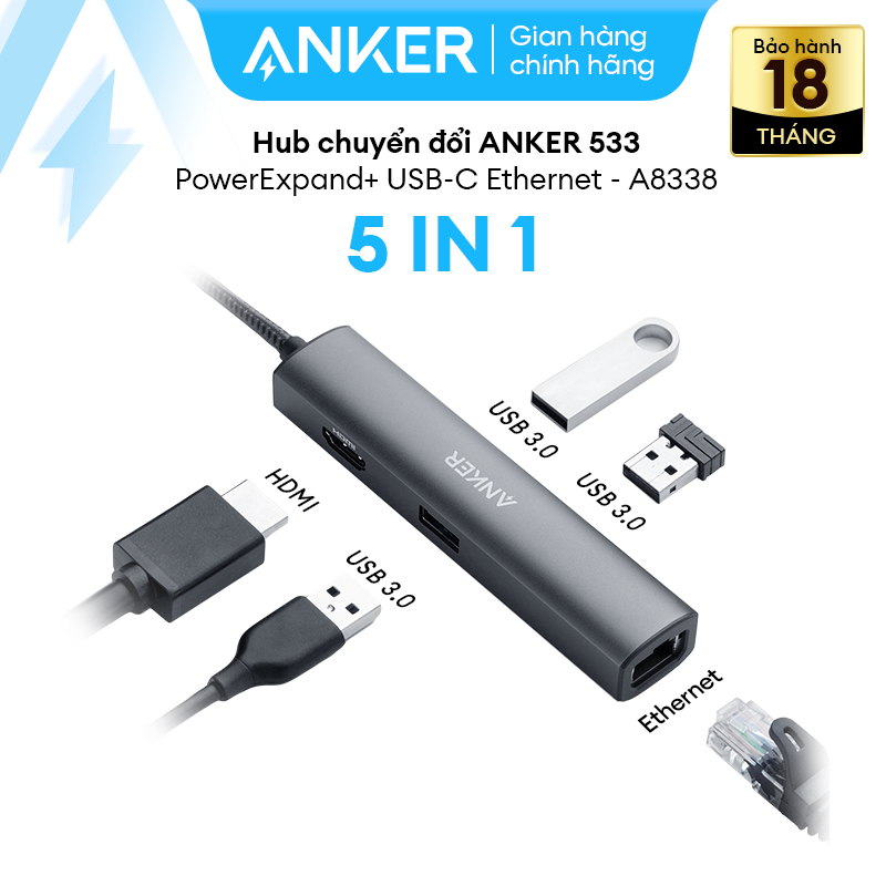 Hub ANKER 533 PowerExpand+