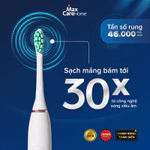 Bàn chải điện Maxcare Hera - Công nghệ khử Khuẩn sấy khô, Sóng Âm Sonic, chống nước IPX7 tặng kèm đầu rửa mặt - Nhật Bản — ảnh 5