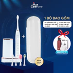 Bàn chải điện Maxcare Hera - Công nghệ khử Khuẩn sấy khô, Sóng Âm Sonic, chống nước IPX7 tặng kèm đầu rửa mặt - Nhật Bản — ảnh 2