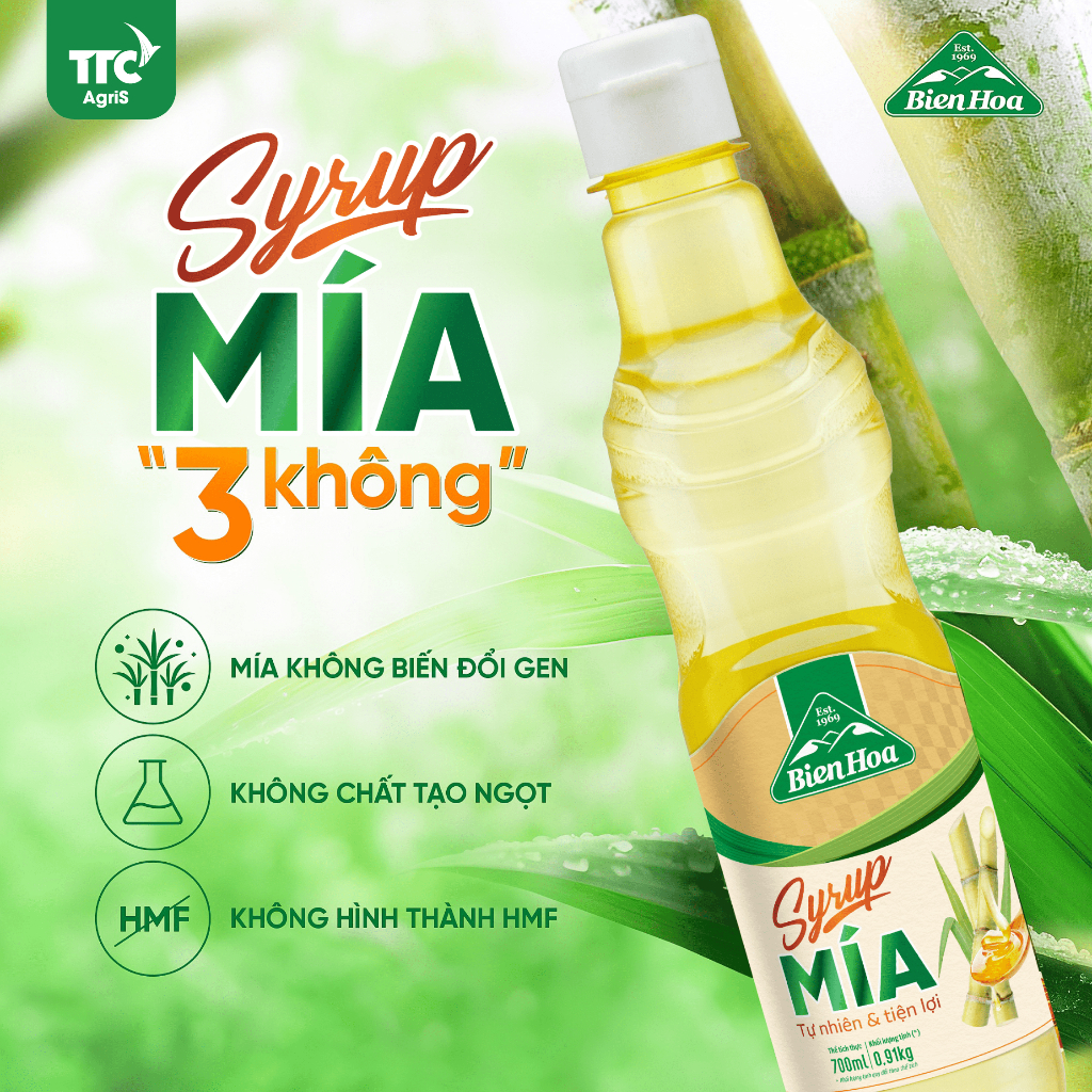 Ảnh Combo 2 chai Syrup Mía Biên Hòa 400ml/Chai 3