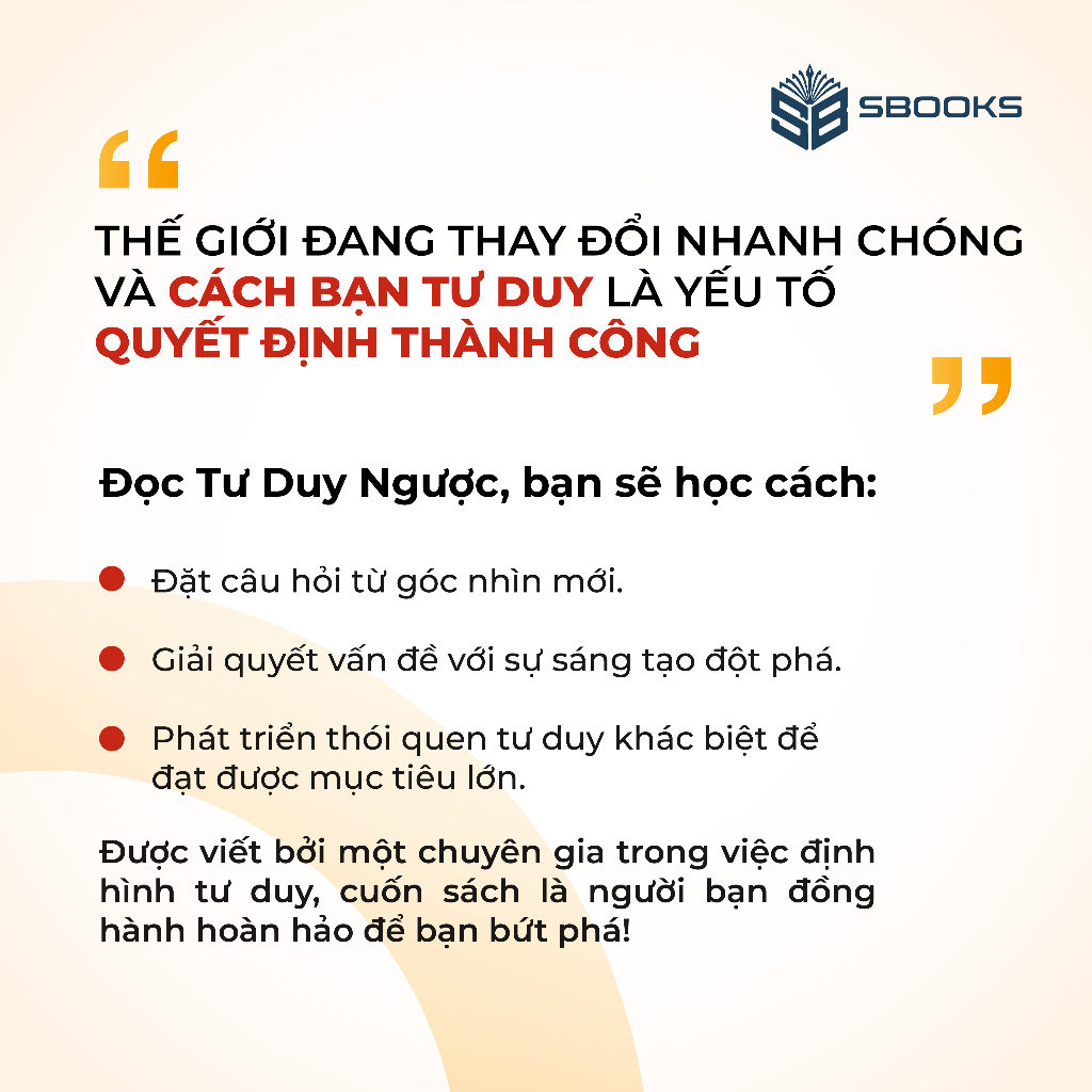Sách - Tư Duy Ngược - Nguyễn Anh Dũng - SBOOKS OFFICIAL
