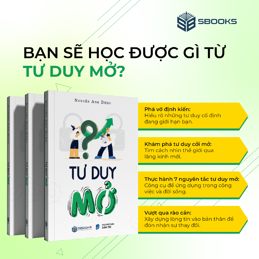 Sách - Tư Duy Mở - Nguyễn Anh Dũng - SBOOKS OFFICIAL