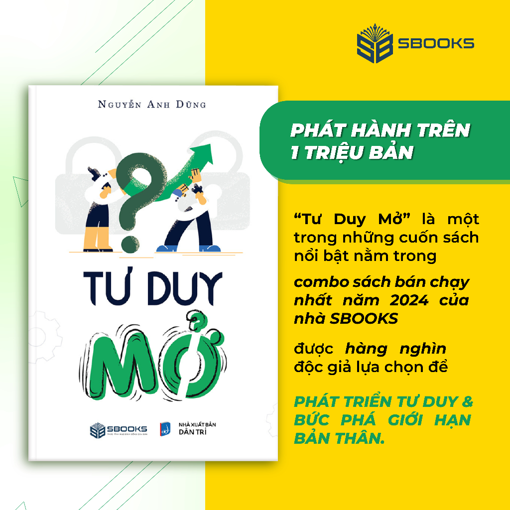 Sách - Tư Duy Mở - Nguyễn Anh Dũng - SBOOKS OFFICIAL