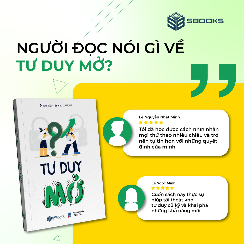 Sách - Tư Duy Mở - Nguyễn Anh Dũng - SBOOKS OFFICIAL