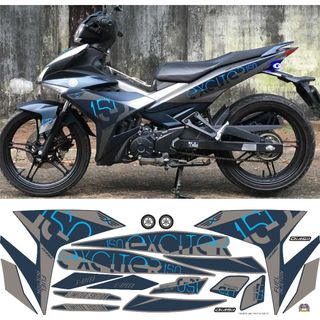 Tem Rời Exciter 150 - MẪU ZIN -  IN 3 LỚP - KHÔNG BAY MÀU.