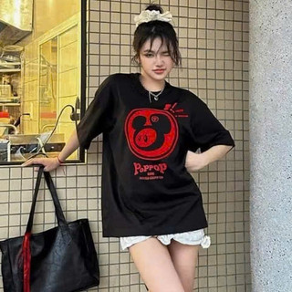(IN 1 mặt) Áo Phông Poppop Chất Vải Cotton mỏng Mịn Cực Trend
