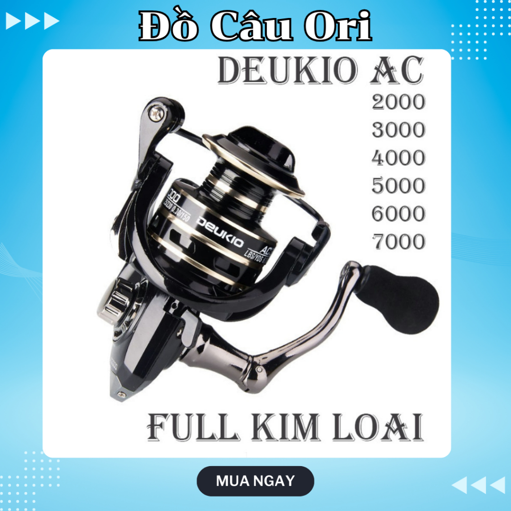 [Chất Lượng]  Máy Câu Cá Deukio AC, Máy AC, Máy Câu Cao Cấp chính hãng | Đồ câu ori