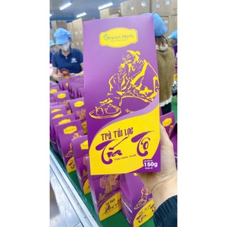 Hộp Trà túi lọc tía tô, đánh bay gút,, giải cảm, mát trong sạch mụn hộp 30 gói x 5g