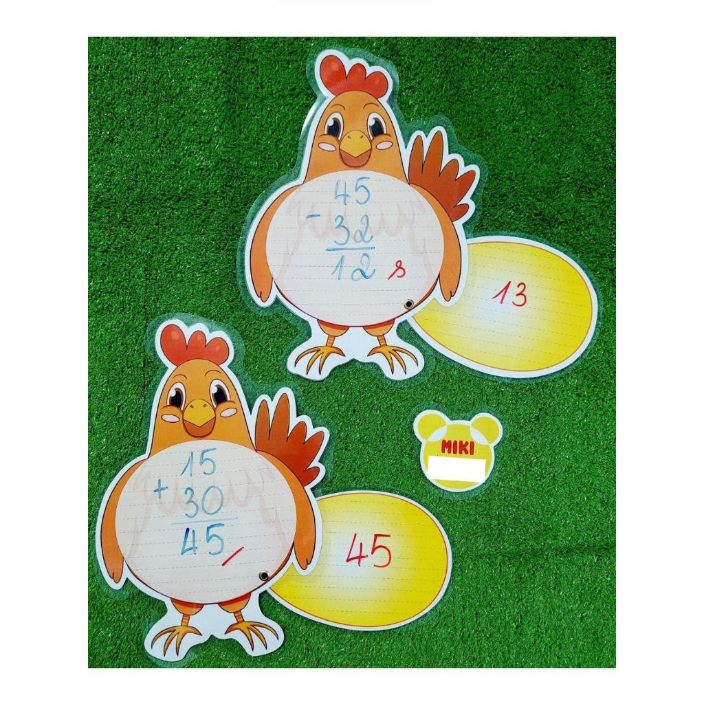 GÀ ĐẺ TRỨNG ( đồ dùng dạy học MIKI )