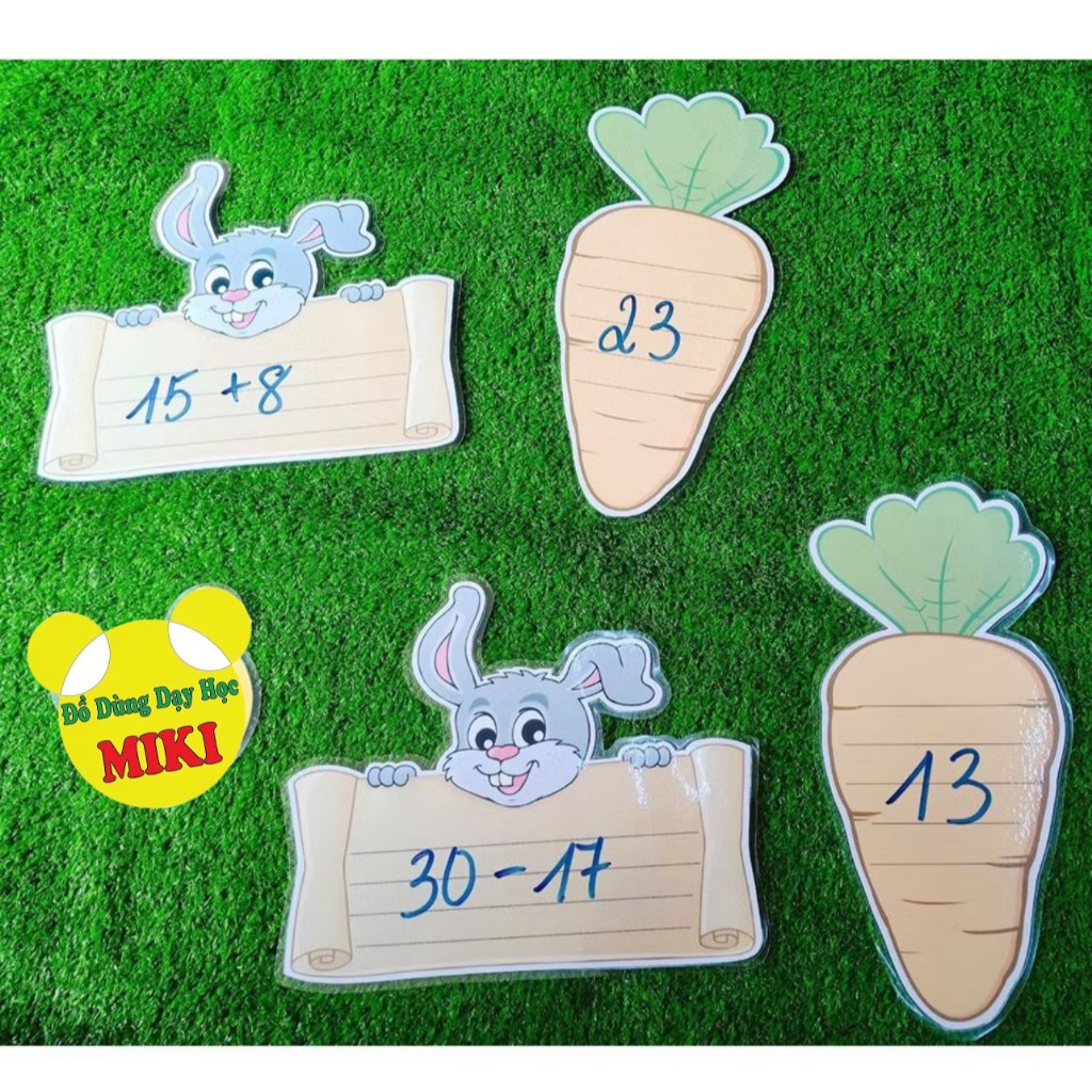 Thỏ tìm cà rốt (Đồ Dùng Dạy Học Miki)