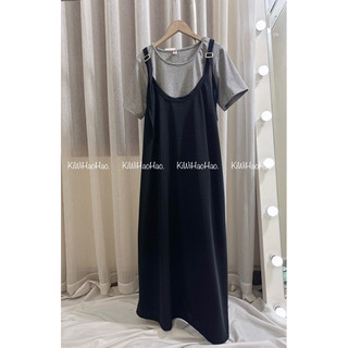 Váy bầu - YẾM ĐEN TỔ ONG RỜI ĐAI ĐIỀU CHỈNH + ÁO COTTONG ZIP