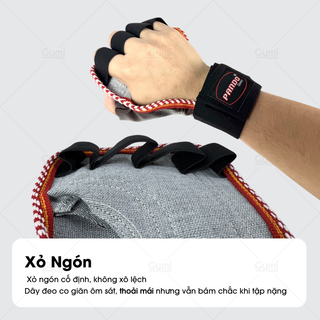 Găng Tay Da Pando - Găng Tay Si Nhập Trực Tiếp Từ Xưởng - Găng Tay Tập Gym Nam Nữ - PandoSi