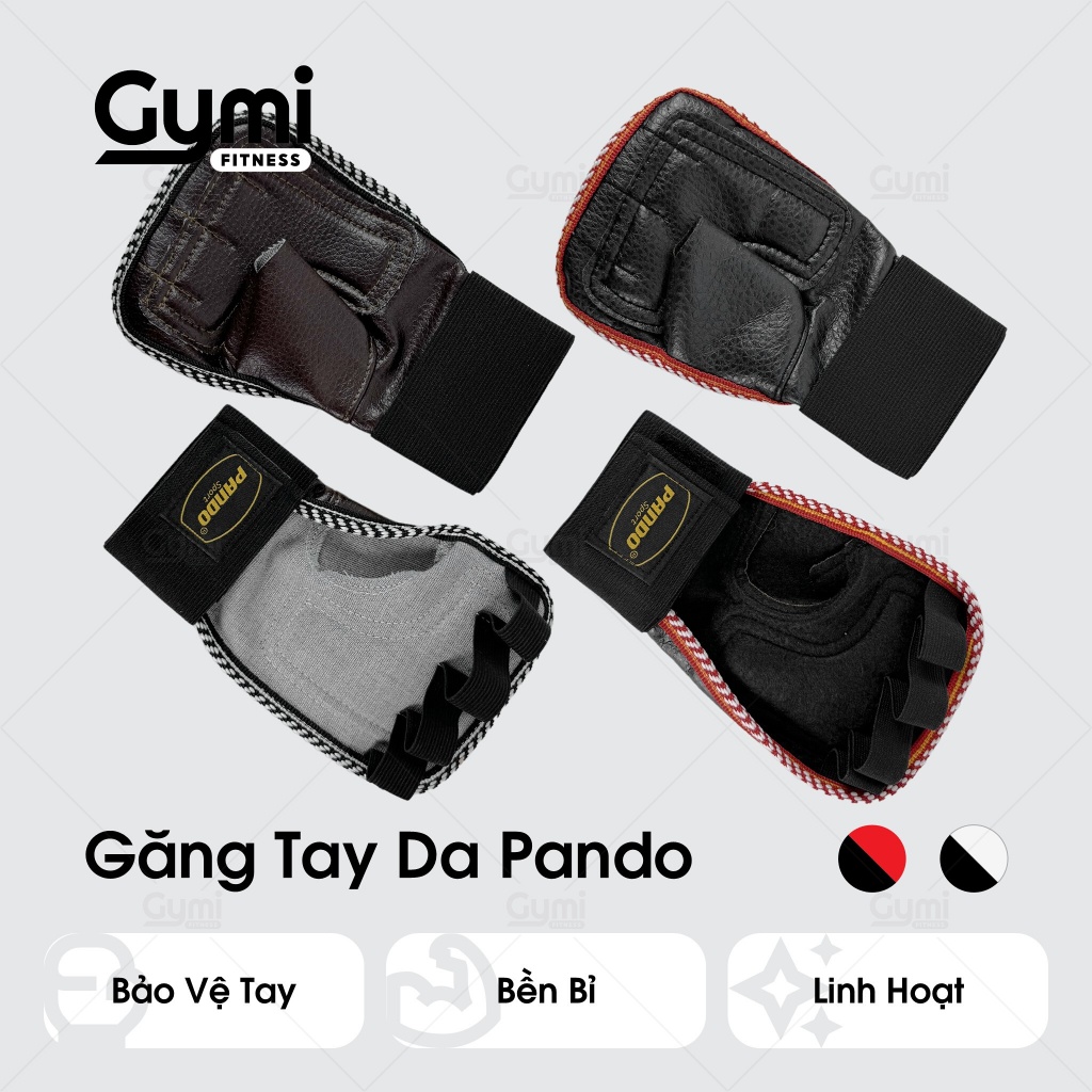 Găng Tay Da Pando - Găng Tay Si Nhập Trực Tiếp Từ Xưởng - Găng Tay Tập Gym Nam Nữ - PandoSi