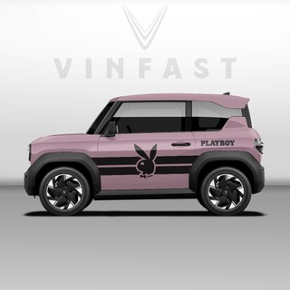 Tem dán xe VF3 - Decal dán xe VF3 MẪU TEM THỂ THAO CÁ TÍNH . 1 bộ dán 2 bên ( mẫu VF3 - 36 )