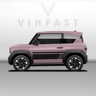 Tem dán xe VF3 - Decal dán xe VF3 MẪU TEM THỂ THAO CÁ TÍNH nhiều màu sắc lựa chọn ( mẫu VF3 - 37 )