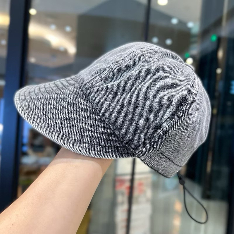 Mũ Chống Nắng Hàn Quốc Vải Jean Có Dây Rút Thoáng Khí Jussy Official Kiểu Nón Rộng Vành Nữ Che Nắng Uzzlang Chống Tia UV