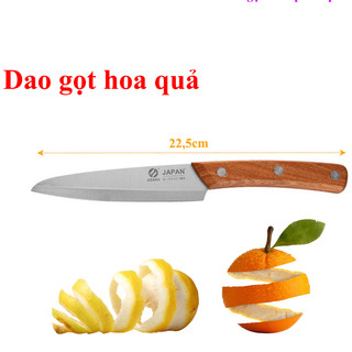 Dao Thái Thịt Cá Cao Cấp Nhật Bản ASAKH SK5 Siêu Sắc Bén, lưỡi không gỉ, cán gỗ siêu bền chắc cao cấp -HiLOGI