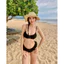 Bikini 2 mảnh bèo nhún mẫu mới . bikini nhún bèo nơ (sẵn hàng- che tên)