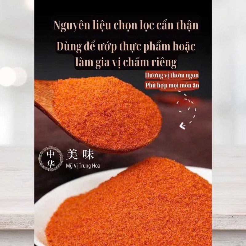 Bột muối tiêu tỏi Yanyiyi chiên tôm, sườn, thịt, hải sản làm các món sóc muối tiêu tỏi 15gr