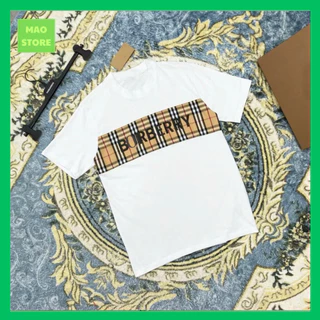 Áo Phông Nam Nữ Sọc Kẻ Vàng Đen Trắng Trước Ngực Chất Cotton Cực Đẹp Dành Cho Anh Em Boy Phố Đi Học Đi Chơi 2025