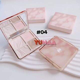 [Y114B] Bảng phấn bắt sáng và tạo khối JUDYDOLL  - Lâu trôi, Chống nước - Highlighter Contour Palette
