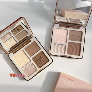 [Y114B] Bảng phấn bắt sáng và tạo khối JUDYDOLL  - Lâu trôi, Chống nước - Highlighter Contour Palette