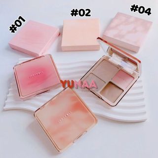 [Y114B] Bảng phấn bắt sáng và tạo khối JUDYDOLL  - Lâu trôi, Chống nước - Highlighter Contour Palette