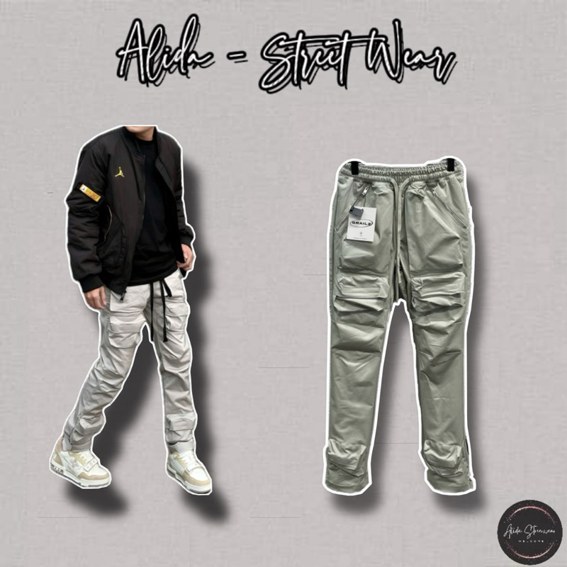⚡️[Hight Quality] Quần Cargo Pants Grailz New Fw25 - Điểm Nhấn Túi Hộp Xung Quanh Sang Trọng Street Wears Nam Nữ