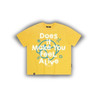 Áo Thun Big Boxy FEEL ALIVE YOUTHPOWER From Rộng Nam Nữ Cổ Tròn Chất Liệu Cotton In Lụa Local Brand
