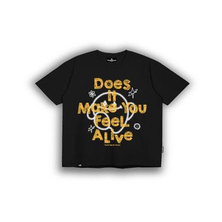 Áo Thun Big Boxy FEEL ALIVE YOUTHPOWER From Rộng Nam Nữ Cổ Tròn Chất Liệu Cotton In Lụa Local Brand