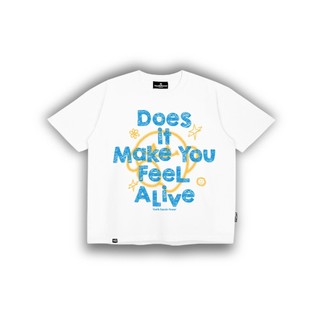 Áo Thun Big Boxy FEEL ALIVE YOUTHPOWER From Rộng Nam Nữ Cổ Tròn Chất Liệu Cotton In Lụa Local Brand