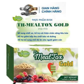 TH-MEALTOX GOLD Chính Hãng Giảm Cân, Thải Độc, Giảm Mỡ Máu Cholesterol, Bổ Sung Chất Xơ Cho Tiêu Hóa